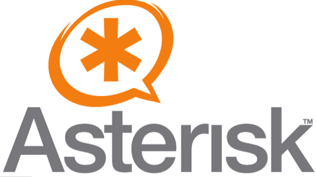 the Asterisk PBX logo, property of Digium